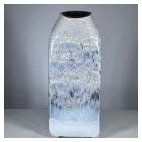 TALL ART GLASS VASE