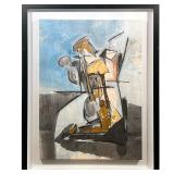 Abstract Oil On Canvas