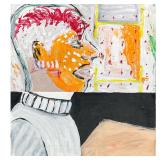 (1pc) Abstract Figurative Painting