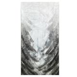 Tall Abstract Art On Canvas