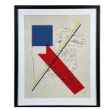 Abstract Contemporary Framed Artwork