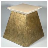 LACQUER TOP STOOL/TABLE