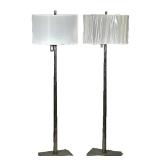 (2pc) PAIR LYRIC BRANCH FLOOR LAMPS