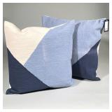 (2pc) Avasa Home COLORBLOCK THROW PILLOWS
