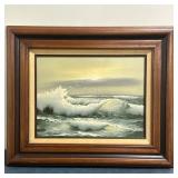 J. Winslow, Oil Painting - "Seascape"