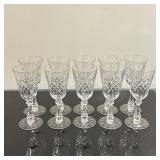 (10pc) Crystal Stemware