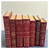 (7pc) [Fine Leather Bindings] Law Books - "The Order of the Coif"