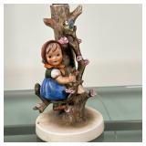 Goebel Hummel Figurine/Lamp - "Apple Tree Girl"