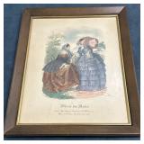 French Fashion Artwork - "Miroir des Modes"
