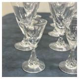 (28pc) Crystal Wine Glasses - 3 Sets
