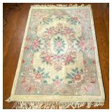 Area Rug - Light Pink/Floral