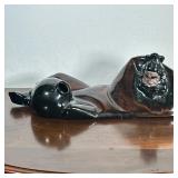 Glazed Ceramic Figurine/Inkwell