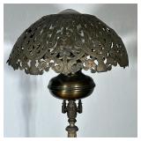 Moroccan Style Pierced Brass Floor Lamp