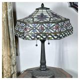 Tiffany Style Table Lamp - "Lotus" 1/2