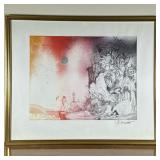 Joseph A. Pecsenke (Hungarian, 1942-1989) Aquatint - "The Seventh Day"