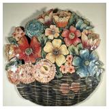 "Basket of Flowers" Wall Hanging