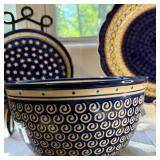 (4pc) Polish Pottery - Serving Platters