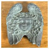 Ceramic Angel Face with Wings