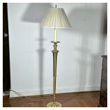 Brass Finish Metal Floor Lamp