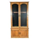 WOOD GUN CABINET, 20th CENTURY