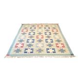 FLAT WOVEN STAR PATTERN RUG