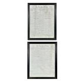 (2pc) VINTAGE NEW YORK TIMES FRONT PAGES
