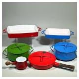 (5pc) MCM Colorful Vintage Dansk Kobenstyle Collection