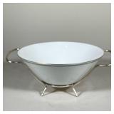 (2pc) Vintage Rosenthal Bowl With Serving Stand