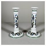 Ceramic Classic Portmeirion Botanic Garden Speedwell Candlestick Holder