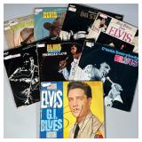(9pc) Elvis Records | Greatest Hits Vol. 1, Evis G.I. Blues, C’mon Everybody Elvis, Elvis Promised L