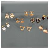 GOLD TONE CUFFLINKS | Mixed lot of some gold-filled and gold tone cufflinks.