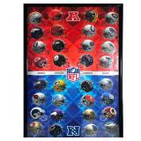 NFL TEAMS POSTER | In frame. Dimensions: h. 35 x w. 23.5 in