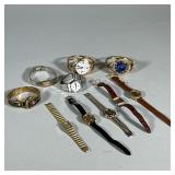 (9pc) Mixed Vintage Ladies Watches | Including three “Gucci” watches, two with leather straps, two l