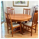 (6pc) STICKLEY FURNITURE DINING TABLE & CHAIRS