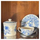 (3pc) Rosenthal Blue & White China
