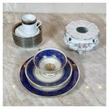 (13pc) Mixed China By Mitterteich, Ginori, & Gerold-Porzellan | Dimensions: dia. 7 in (biggest plate