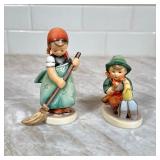 (2pc) Hummel Figurines | Dimensions: h. 4.5 in (tallest)