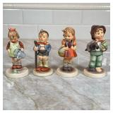 (4pc) Children Hummel Figurines | Dimensions: h. 4.75 in (tallest)