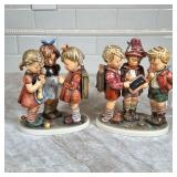 (2pc) School Hummel Figurines | Dimensions: h. 8 in