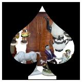 Henredon Custom Mahogany Chippendale Mirror | Possible Cherry frame with beveled mirror. Dimensions: