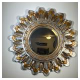 Large Gilt Italian Style Sunburst Mirror
