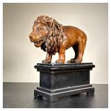 Carved Lion Book End