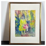 Sievert Expressionist Mixed Media Painting