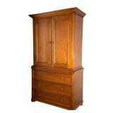 Shaker Style Wood Armoire