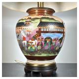 F. Cooper Japanese Porcelain Ginger Jar Lamp