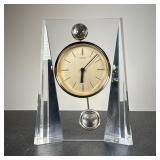 Seiko Neo Deco Lucite Table Clock