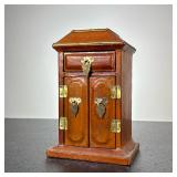 Small Wood Jewelry Chest