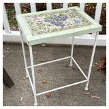 Grape Mosaic Tile Table