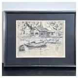 Lionel Barrymore "Point Pleasant" Etching