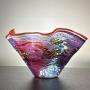 15" Lowery Art Glass Center Bowl